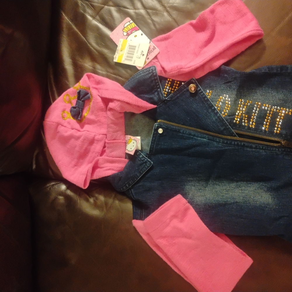 Hello Kitty Pink and Blue Kids Jacket